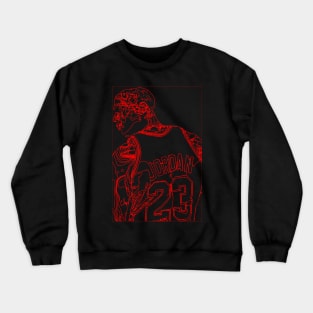 Michael Jordan Line Art Crewneck Sweatshirt